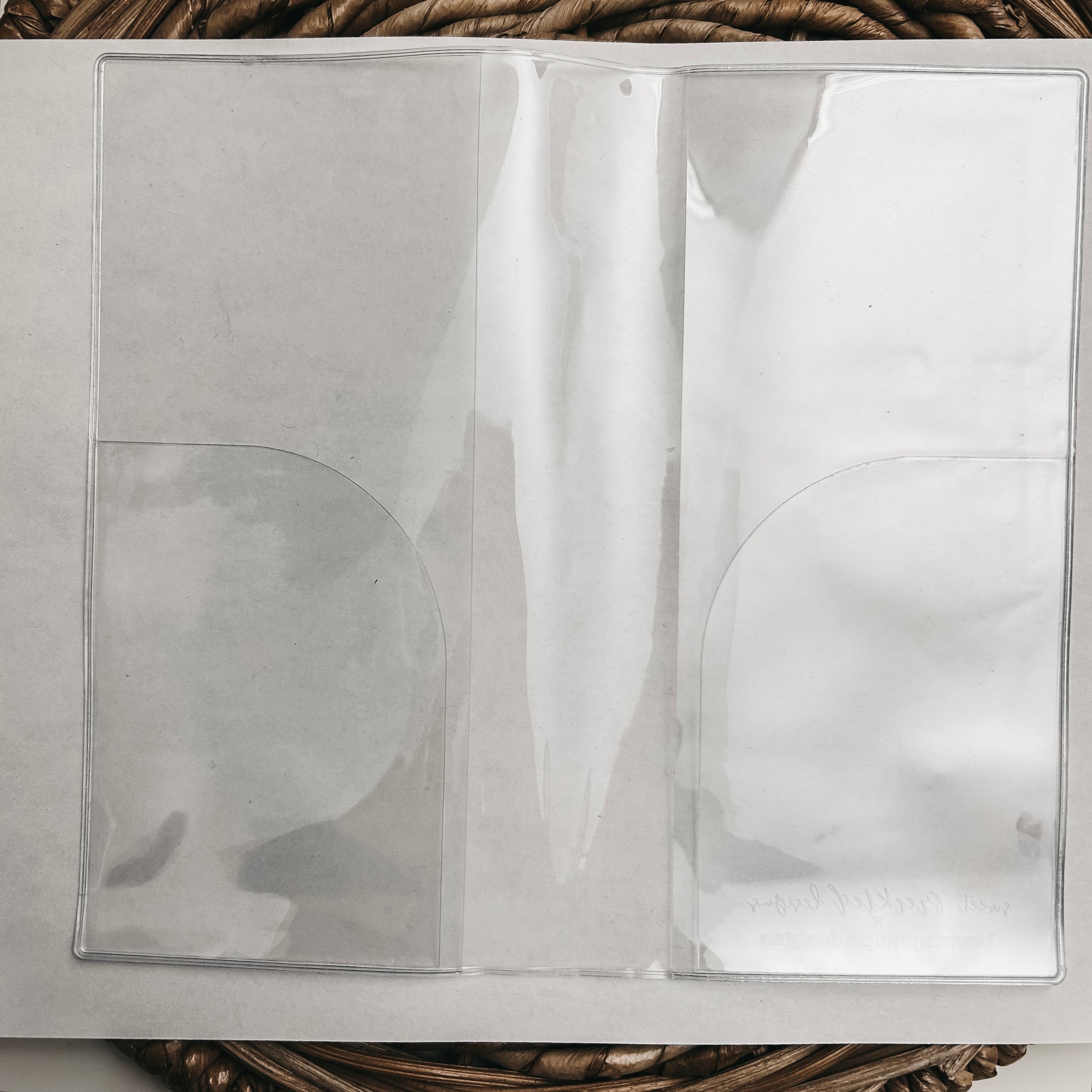 "SFD x LPD" Vinyl Clear Covers for OG Weekly Diary Planners (3 Grades Available!)