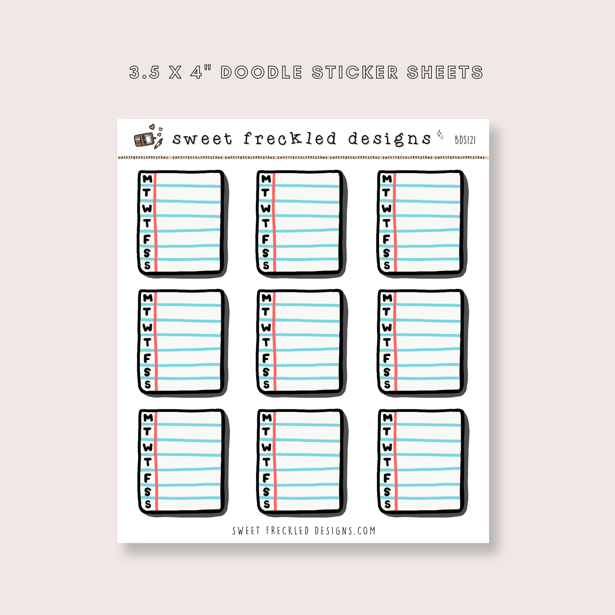 Paper Habit Tracker Stickers