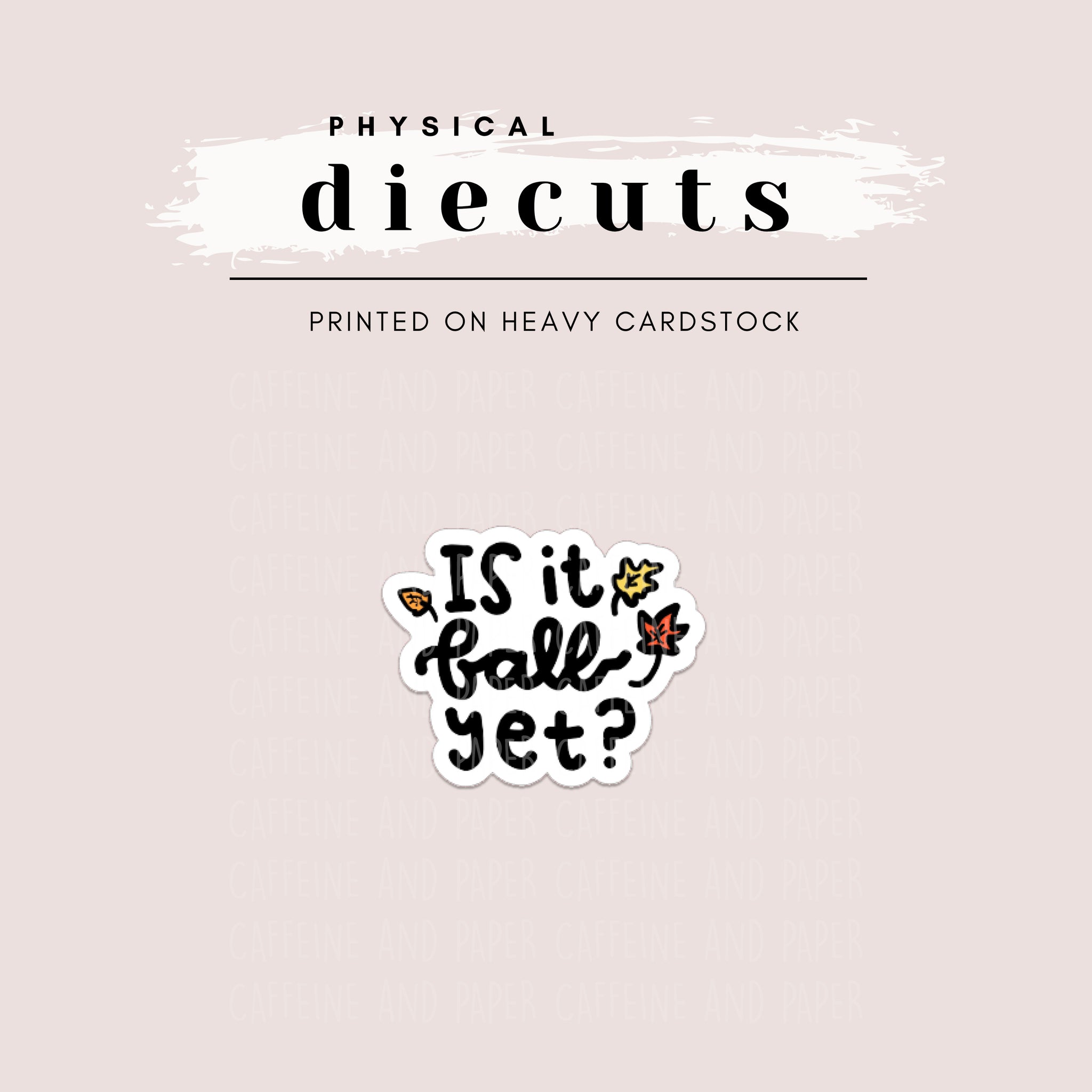 Diecut - Is It Fall Yet?