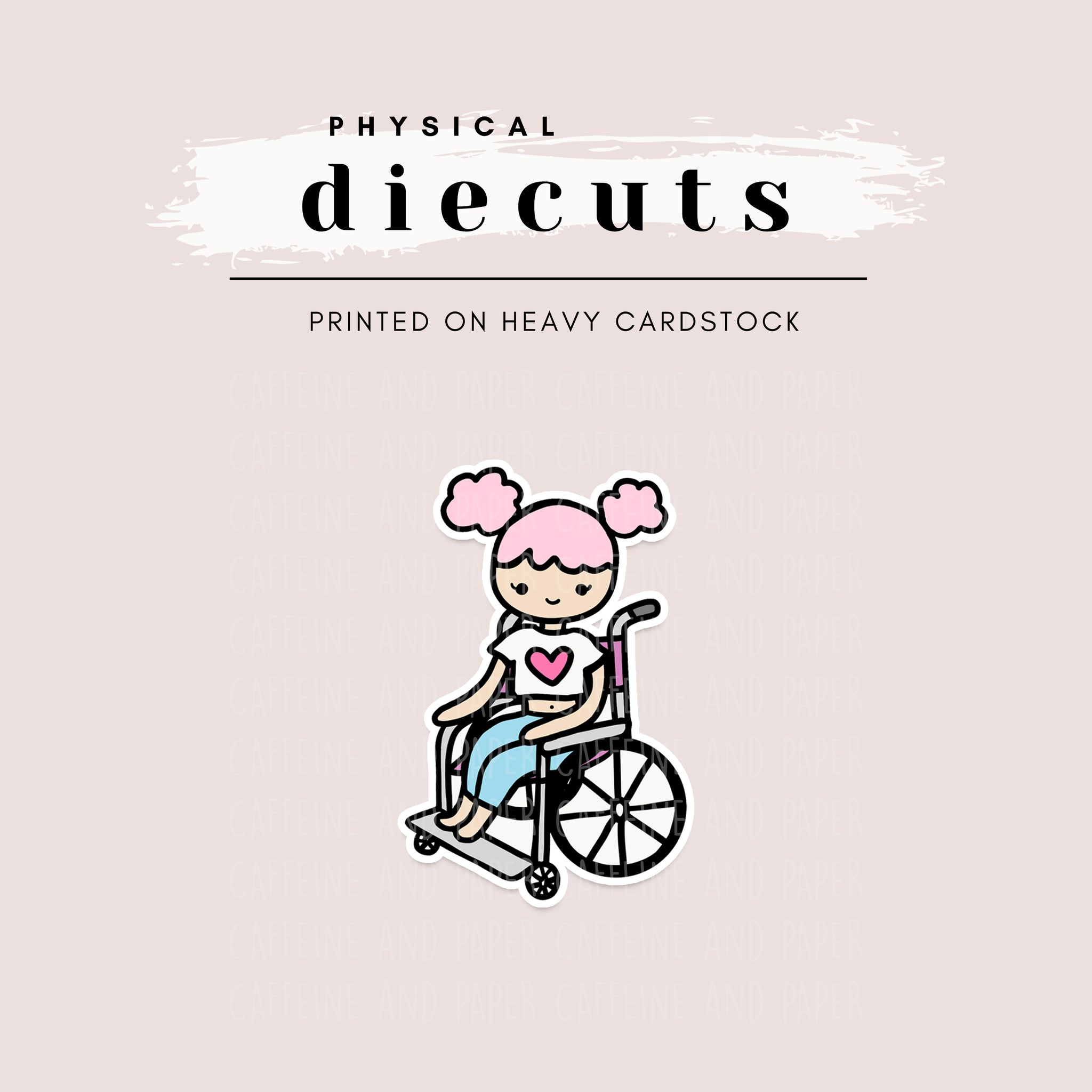 Diecut - Lola "Wheelie Life" Wheelchair