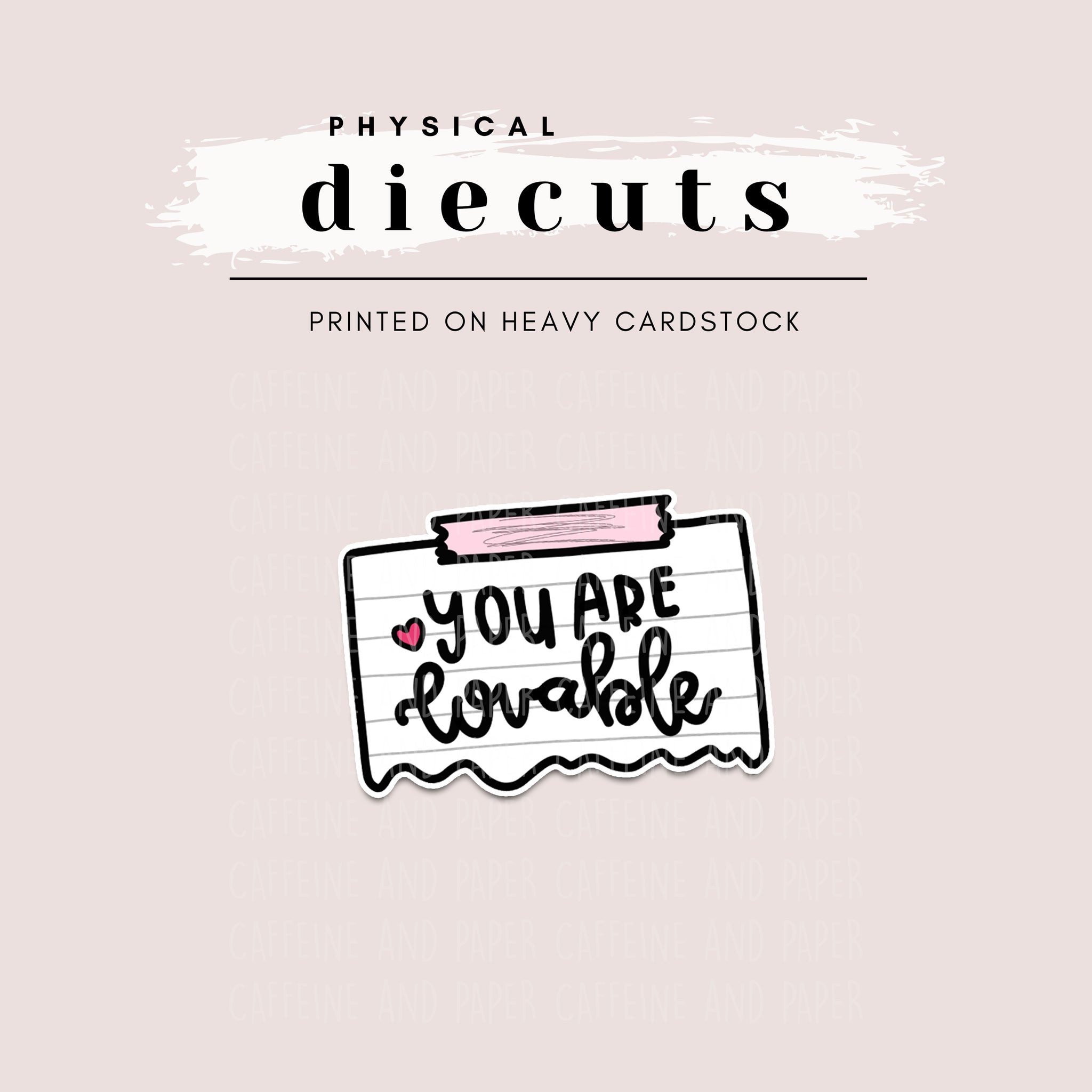 Diecut - You Are Lovable