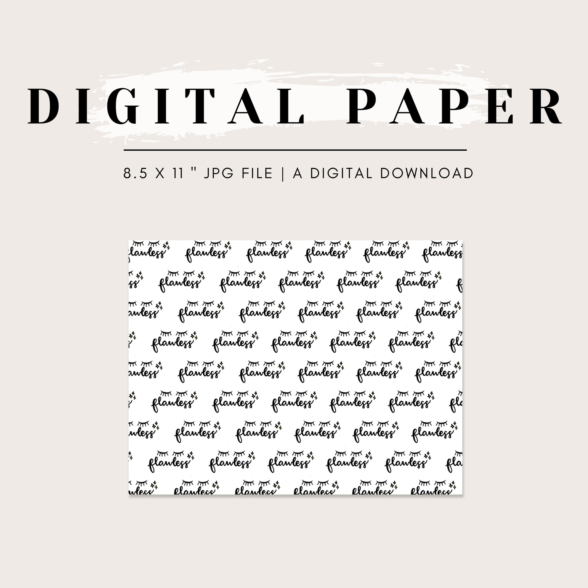 Digital Paper - Flawless