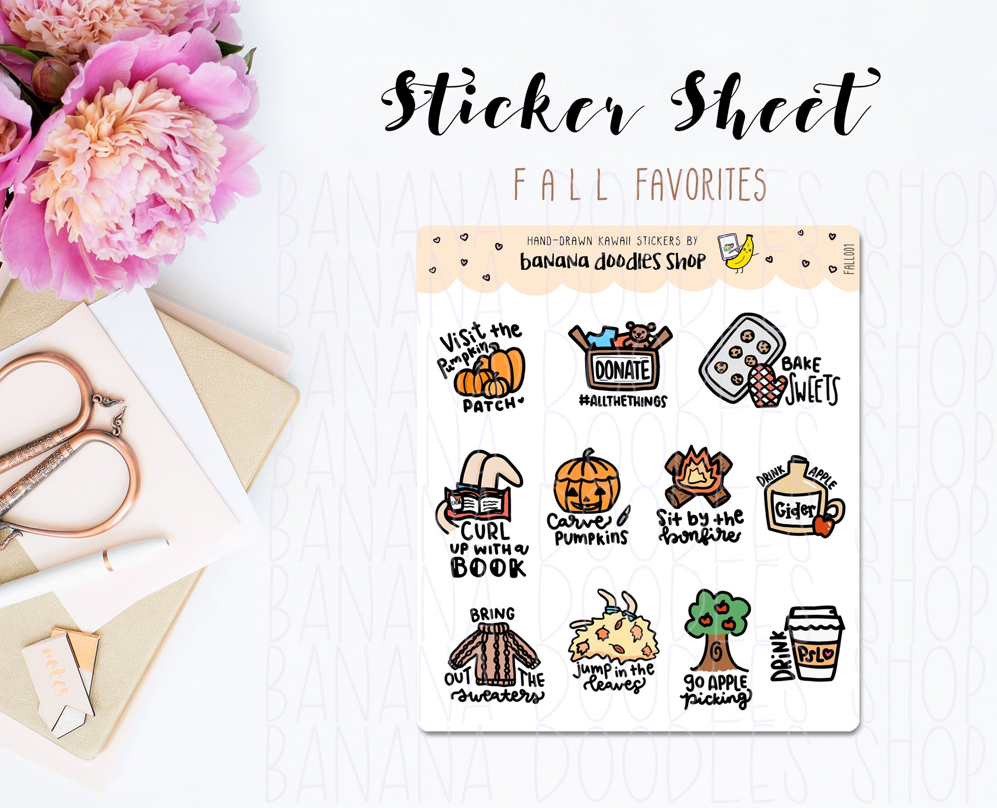 Seasonal: Fall Favorites Stickers