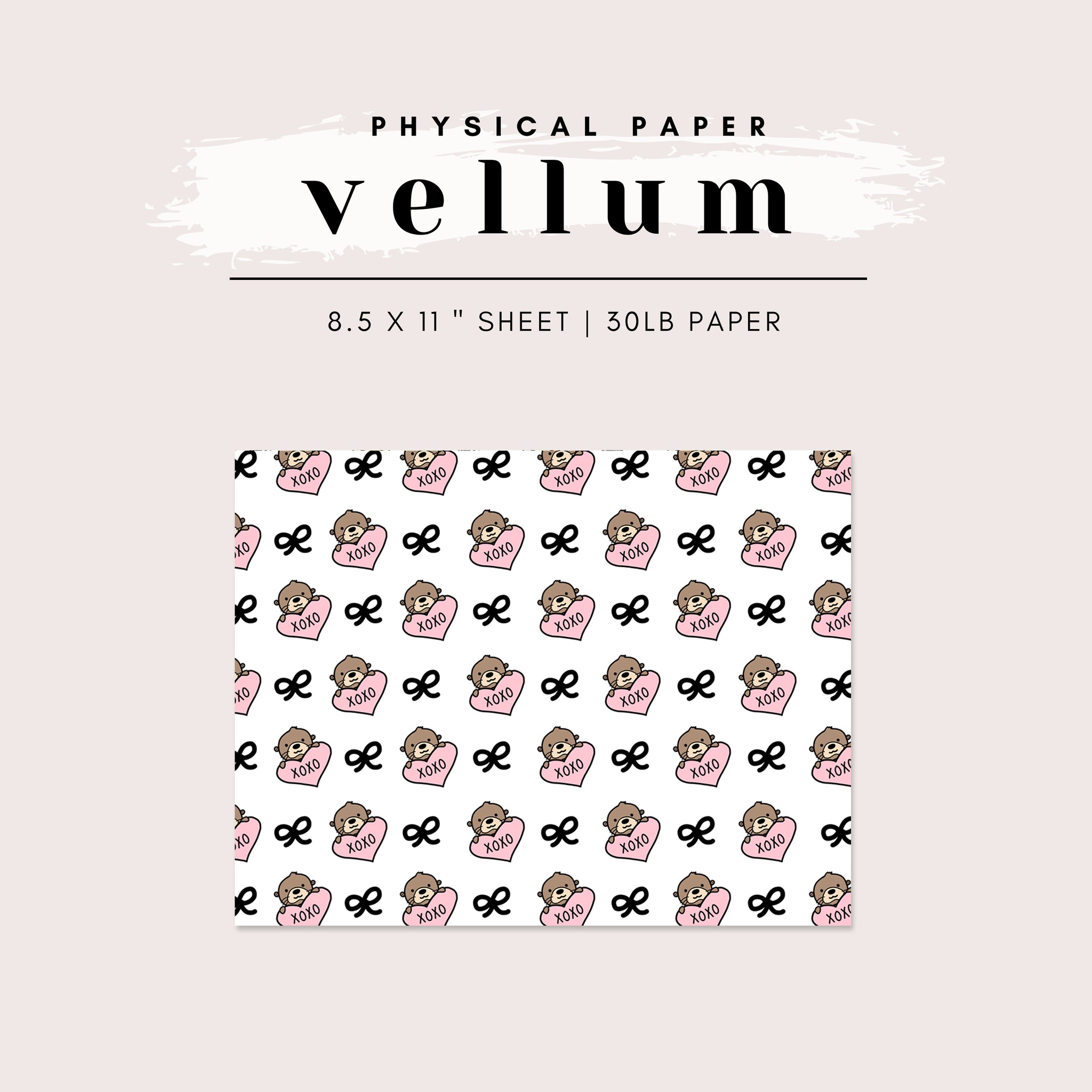 Vellum - Nellie with Hearts and Bows